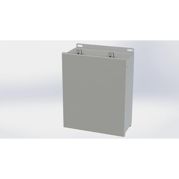 Screw Clamps Electrical Enclosures, 12.13 in H, 5 in D, 10 in W, NEMA 3R, 4, 12, 13, Carbon Steel